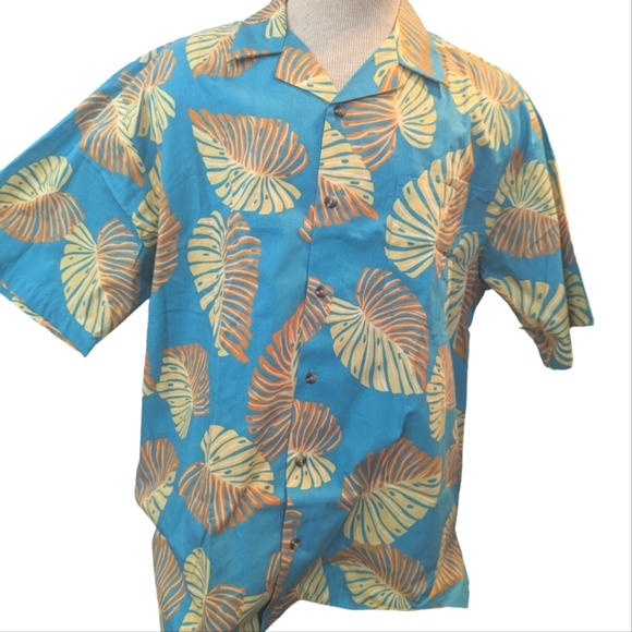 Tori Richard Hawaiian Button Down Short Sleeve Cotton Shirt...Size XL - Picture 3 of 8